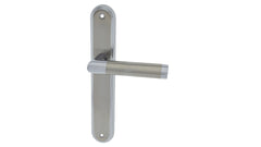 Nina Nickel Chrome - Door Handle on a Backplate