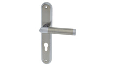 Nina Nickel Chrome - Door Handle on a Backplate