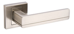 Platon KPL 300 Satin - Door Handle on a Square Rose