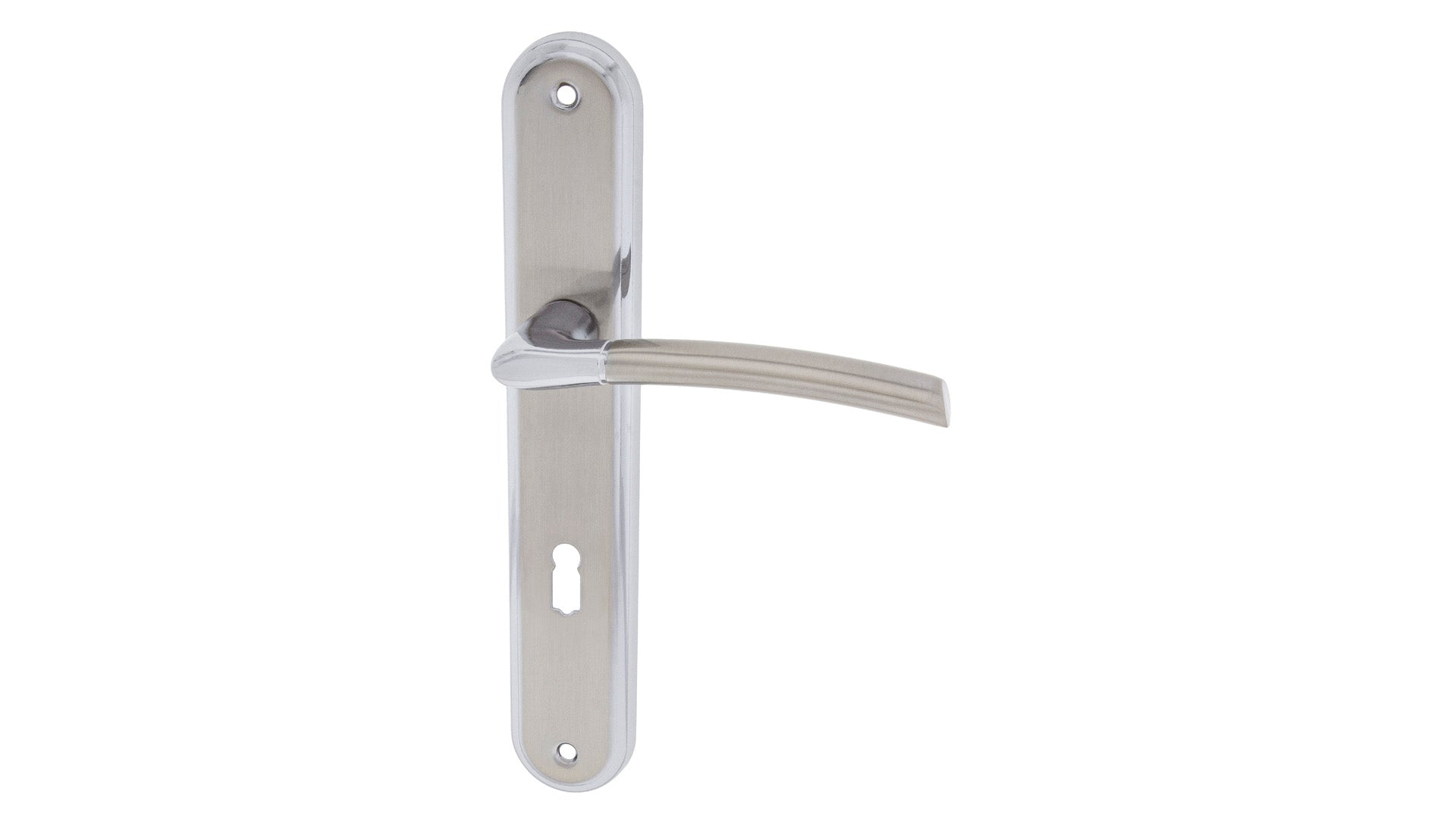 Porto nickel chrome - Shield Door Handle