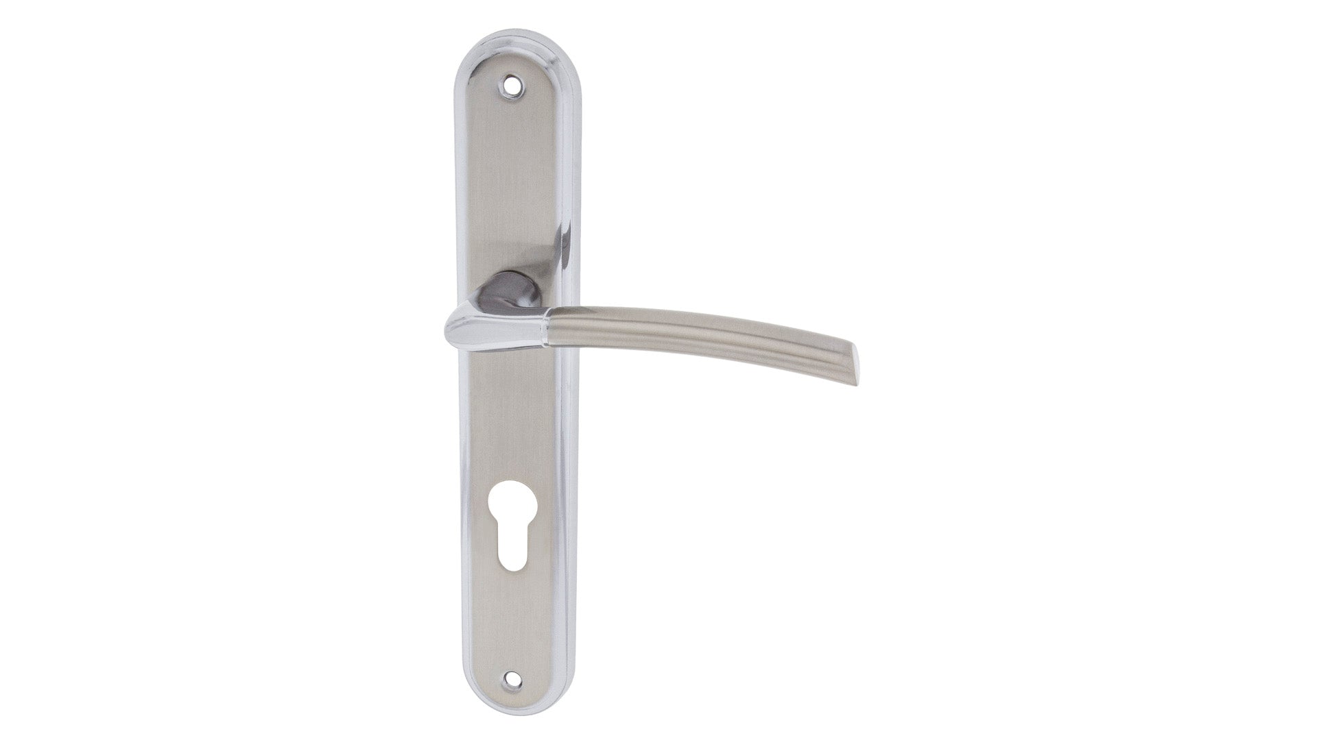 Porto nickel chrome - Shield Door Handle