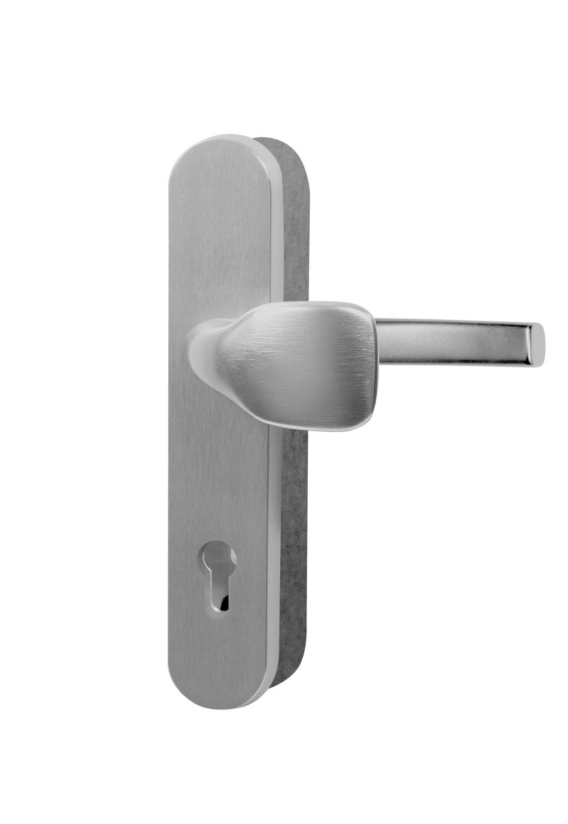 Safety Door Handle R.101.PZ.F9.TB3 - stainless steel imitation