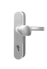 Safety Door Handle R.101.PZ.F1.TB3 - silver anodized