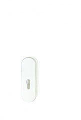 Safety rosette R.103.ZA with overlay F9016 - powder white