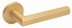 Ronda FIT KRD O M G00 gold matt - Türgriff auf runder Rosette