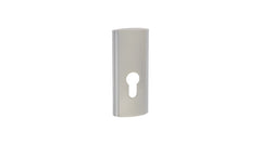 MATI nickel chrome K+K - External Door Handle on a Backplate