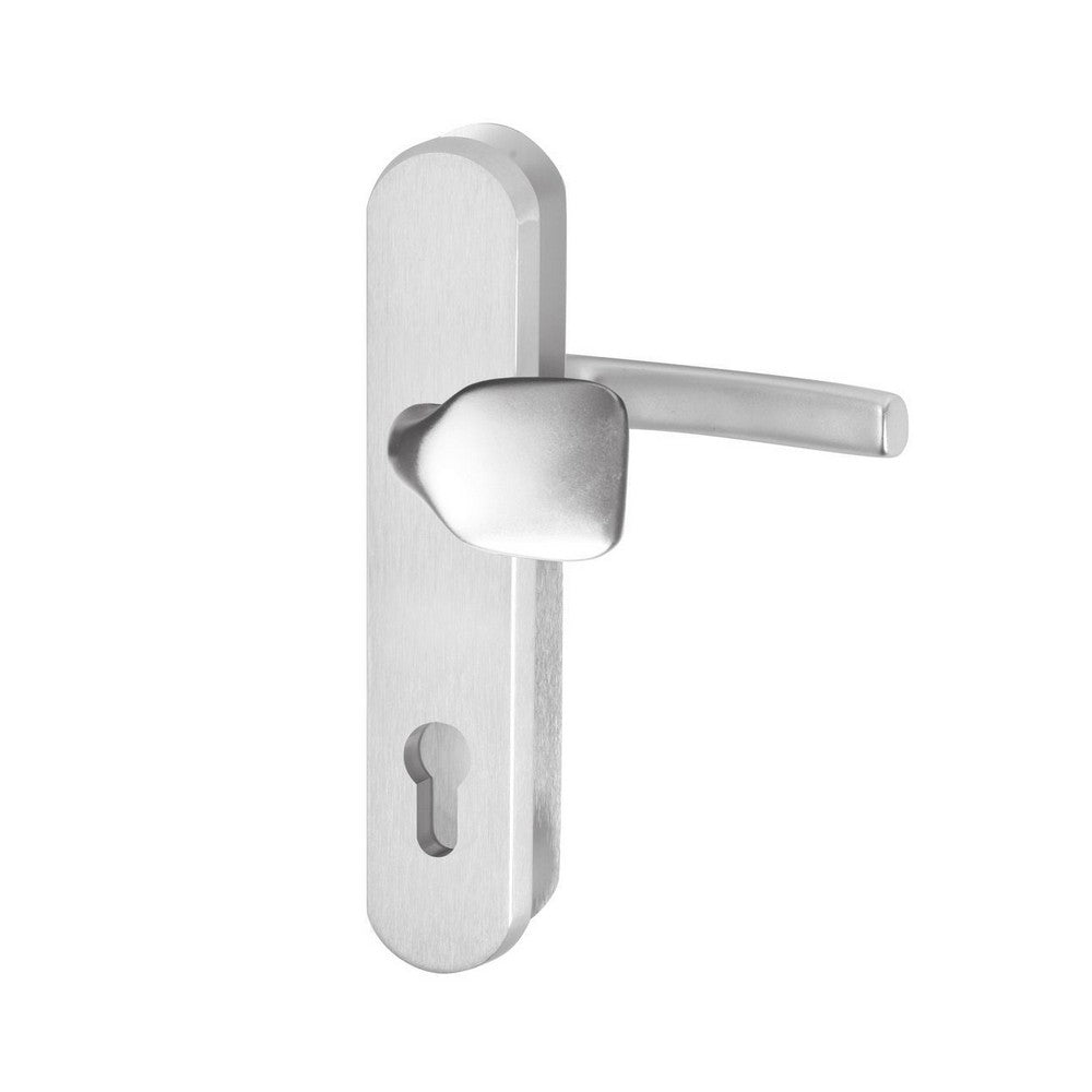 Safety Door Handle R.101.PZ.F1.TB2 - silver anodized