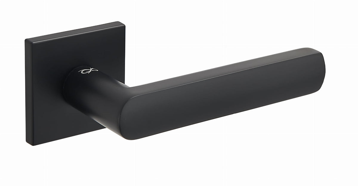 Infinity Line Torino FIT schwarz KTF B00 - Türgriff auf quadratischer Rosette