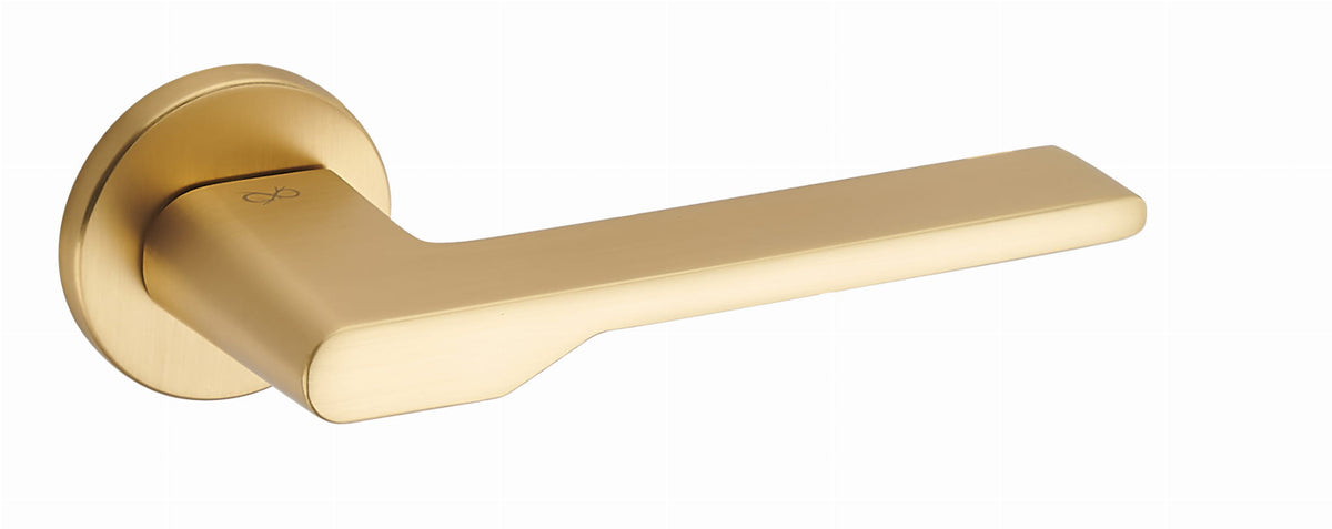 Infinity Line Toro Fit Kto o m g00 Gold Matt - Türgriff auf runder Rosette
