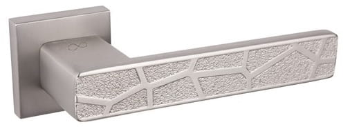 Infinity Line Volare KVOL 600 Satinmatte - Türgriff auf quadratischer Rosette