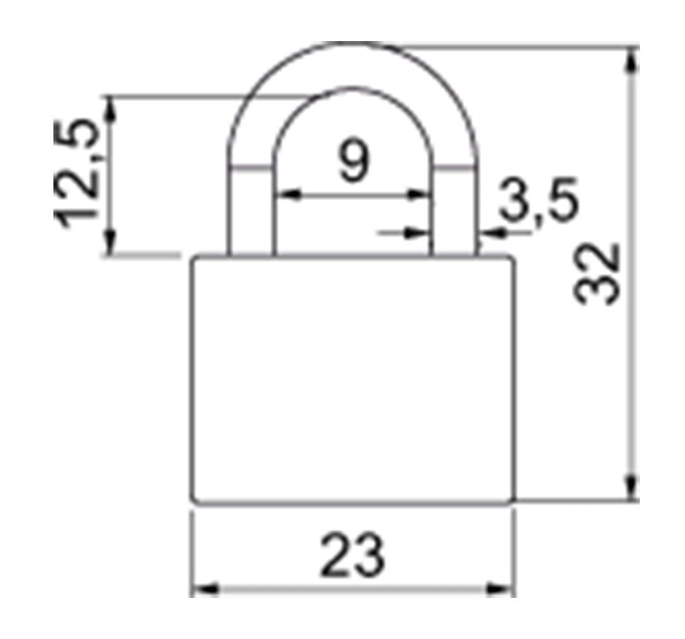 Padlock RV.2402.20 - pink