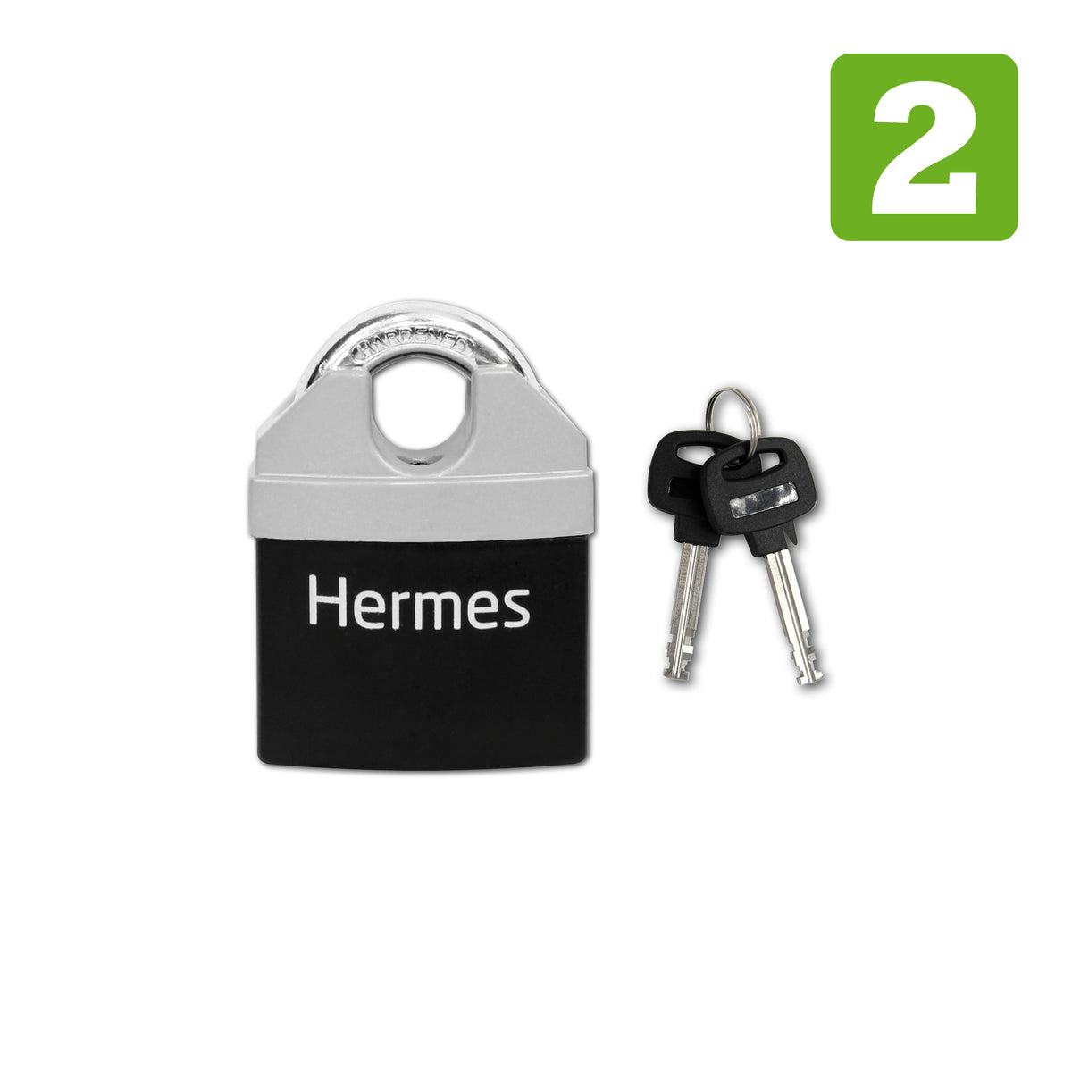 Richter Czech Padlock RV.2HERMES.65 - schwarz - Sicherheitsklasse 2